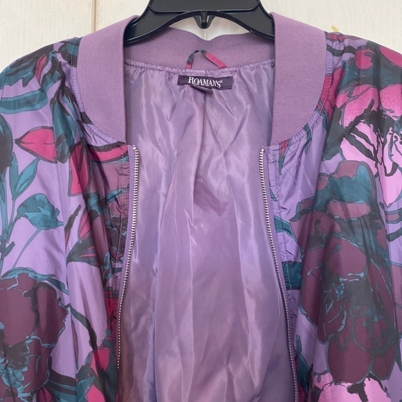 Roaman’s women’s floral jacket size 1X - Picture 3 of 7